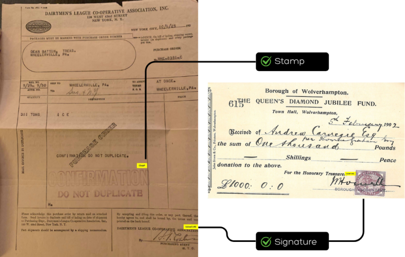Stamp and Signature Detection Interpixels Stamp and Signature Detection Interpixels